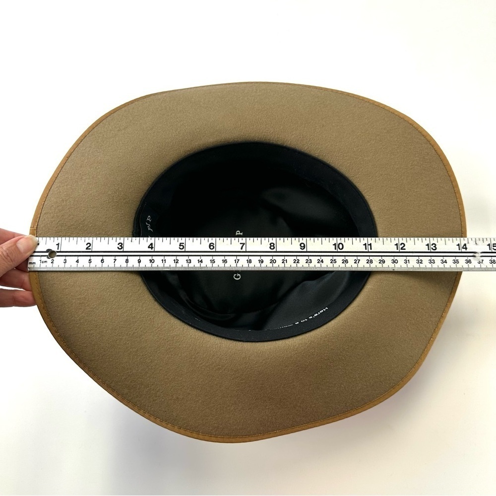 Gigi Pip brown felt Monroe Rancher Womens hat Size Small Medium Western - Picture 14 of 15